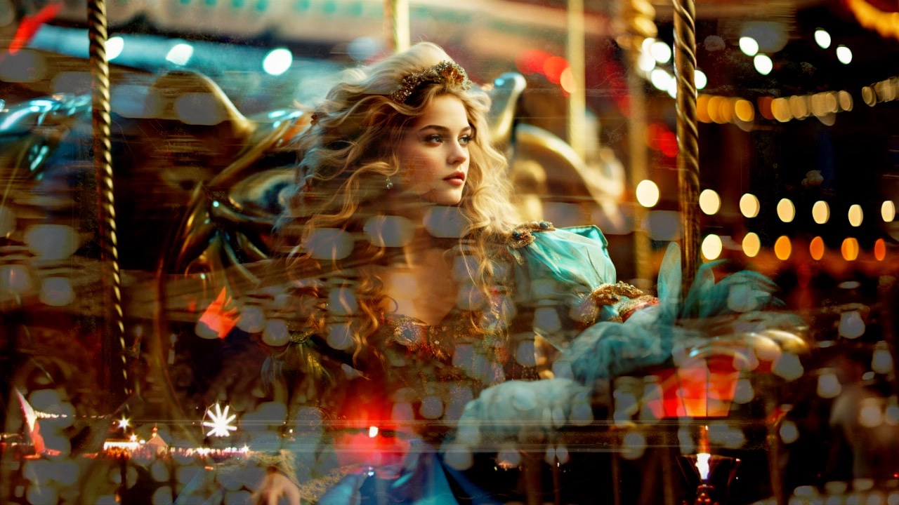 Alice Rides Carousel